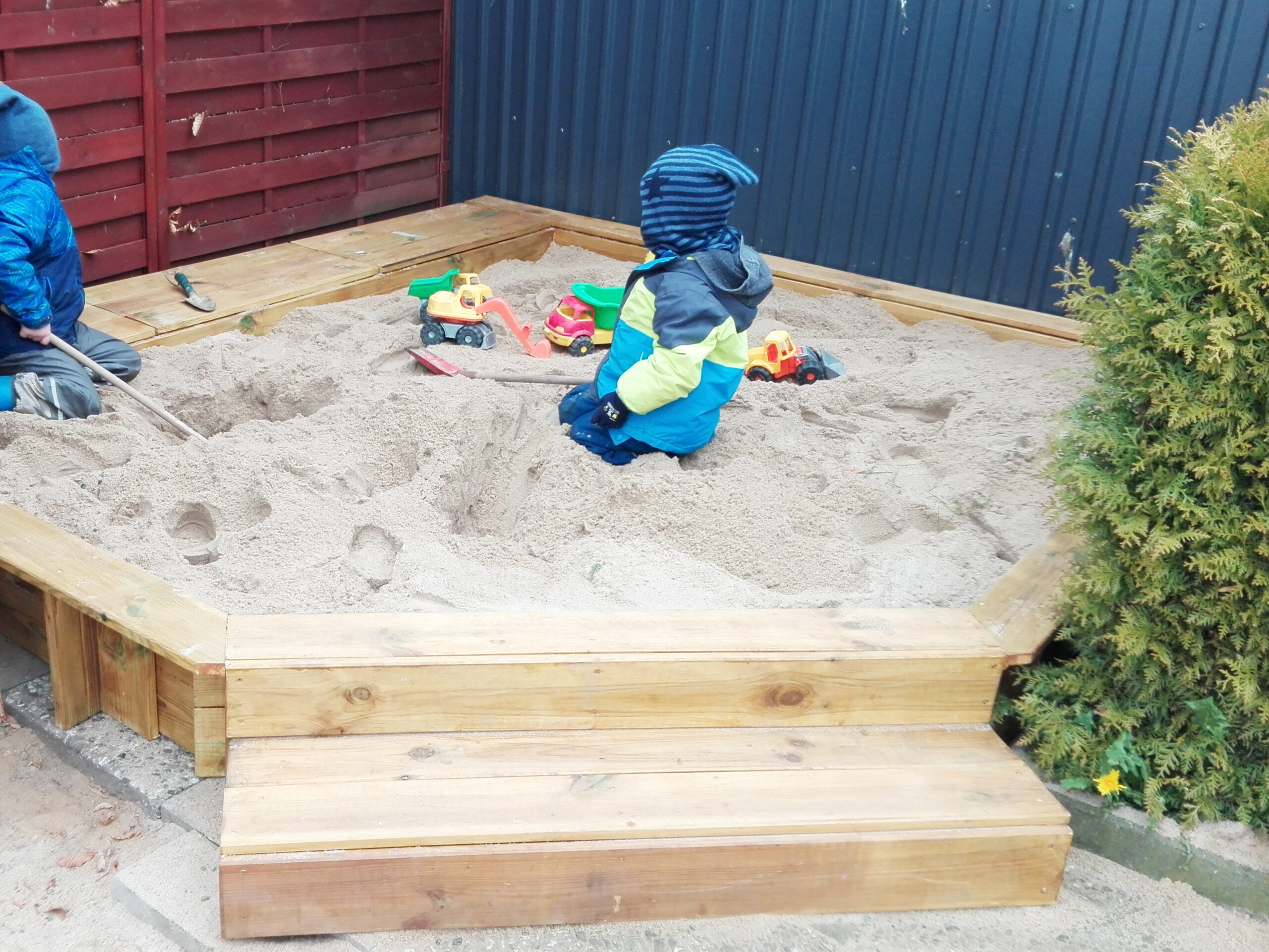 Tagespflegestelle - Ansicht Sandkasten
